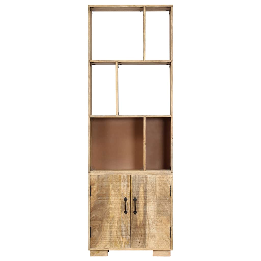 Libreria 60x35x180 cm in Legno Massello di Mango