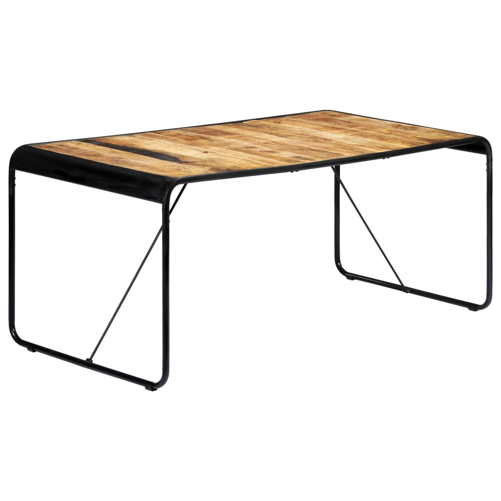 Tavolo da Pranzo 180x90x76 cm Legno Massello di Mango Grezzo - homemem39
