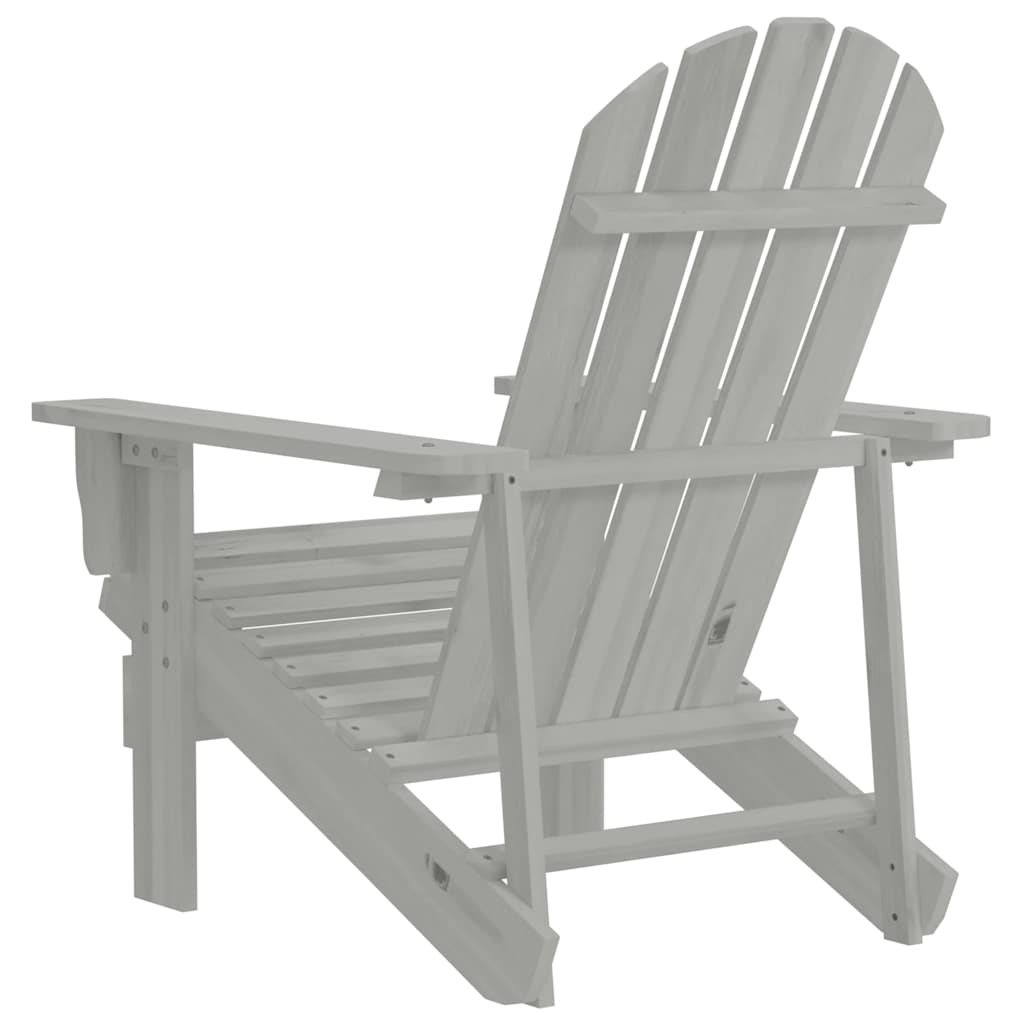 Sedia da Giardino in Legno Grigio | homemem39