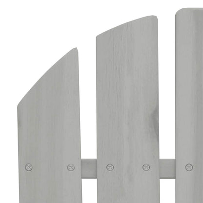 Sedia da Giardino in Legno Grigio