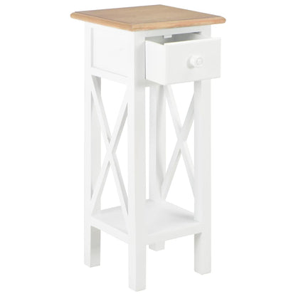 Tavolino Laterale 27x27x65,5 cm in Legno