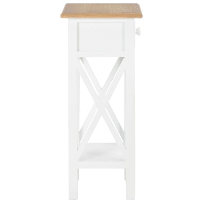 Tavolino Laterale 27x27x65,5 cm in Legno