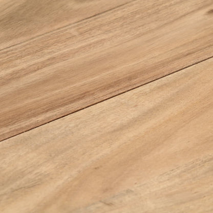 Tavolo da Pranzo 140x80x76 cm in Legno Massello di Acacia