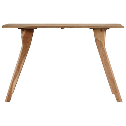 Tavolo da Pranzo 120x58x76 cm in Legno Massello di Acacia | homemem39