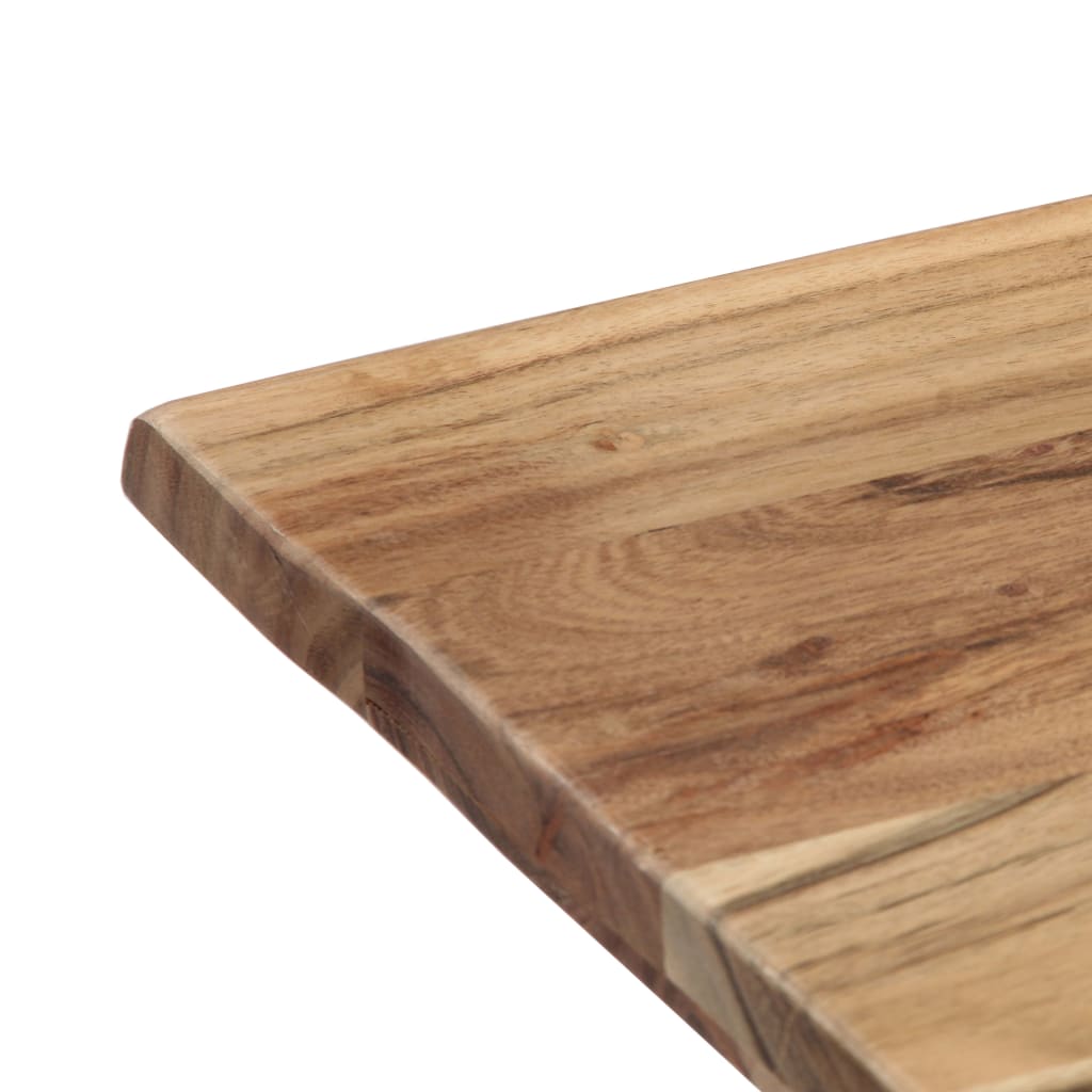 Tavolo da Pranzo 120x58x76 cm in Legno Massello di Acacia | homemem39
