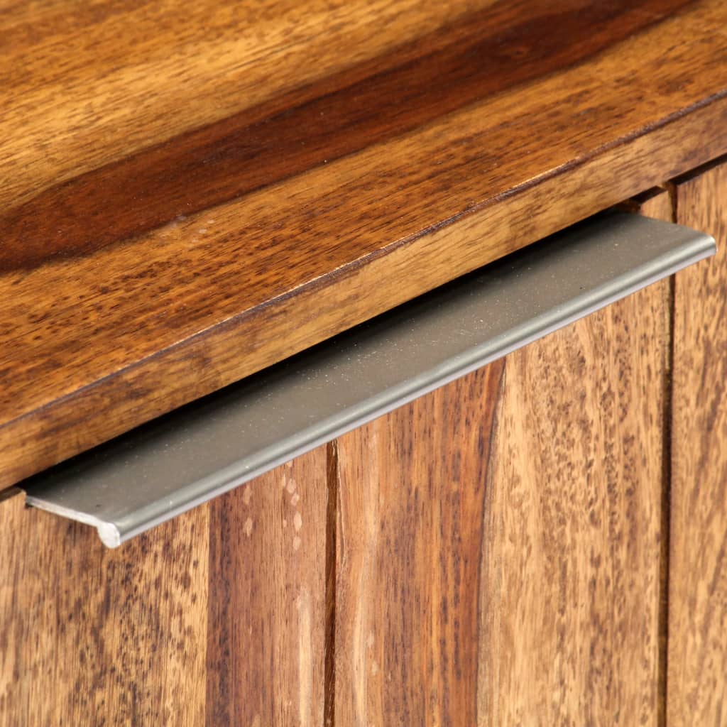 Mobile Porta TV 140x30x40cm in Legno Massello di Acacia - homemem39