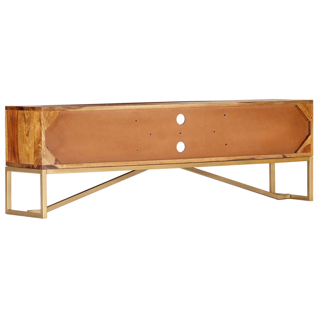 Mobile Porta TV 140x30x45 cm in Legno Massello di Acacia | homemem39