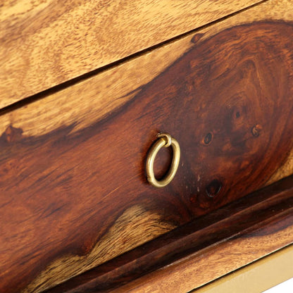 Mobile Porta TV 140x30x45 cm in Legno Massello di Acacia | homemem39