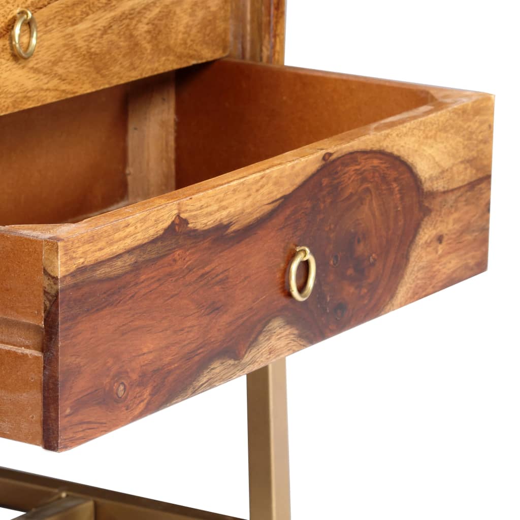 Mobile Porta TV 140x30x45 cm in Legno Massello di Acacia | homemem39