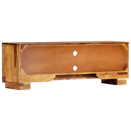 Mobile Porta TV 118x30x40 cm in Legno Massello di Acacia - homemem39
