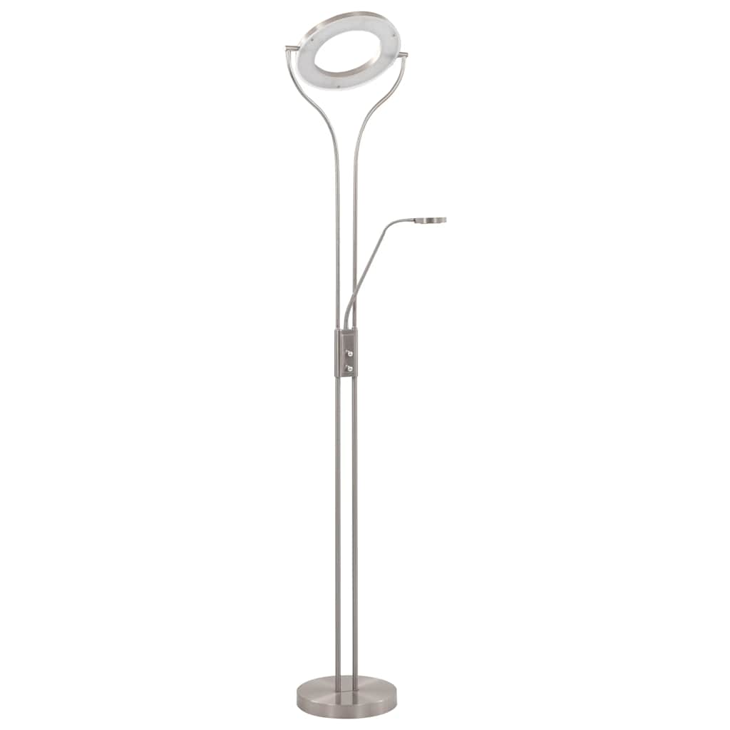 Lampada a Stelo 18 W Argento 180 cm Dimmerabile - homemem39