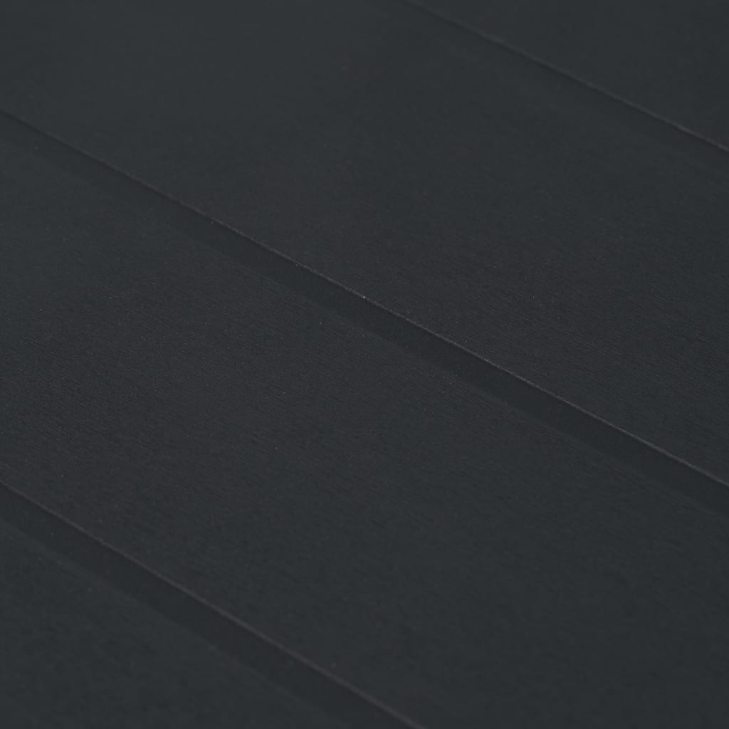 Set Pranzo da Giardino 5 pz in Plastica Antracite Stile Rattan - homemem39