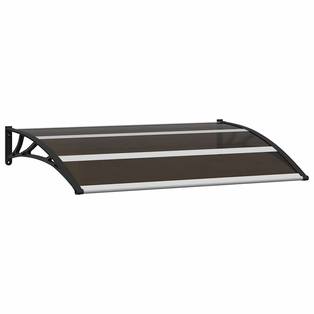 Pensilina per Porta Nera 120x75 cm in PC | homemem39