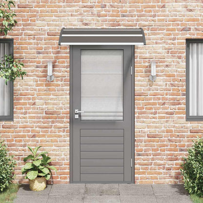 Pensilina per Porta Nera 120x75 cm in PC | homemem39