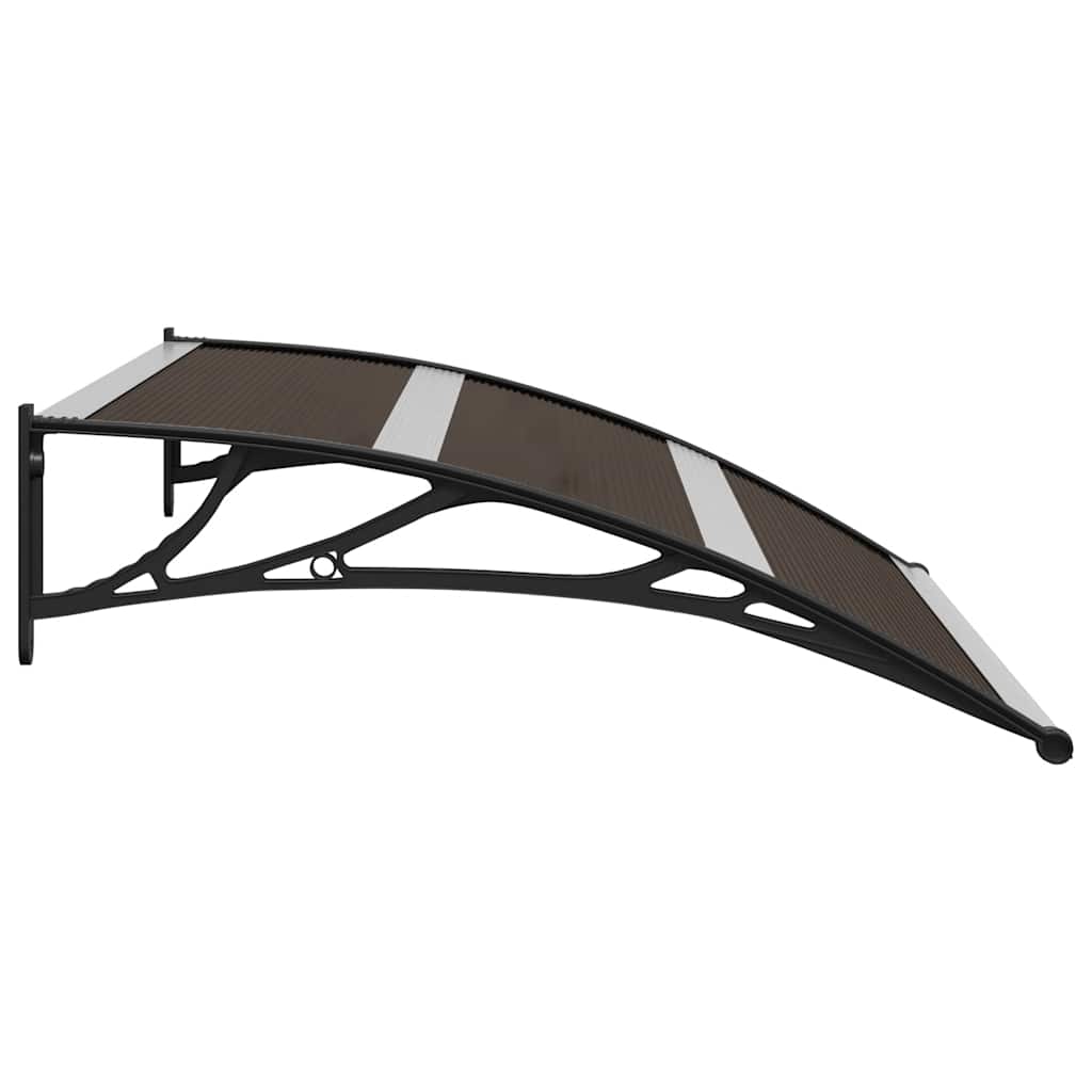 Pensilina per Porta Nera 120x75 cm in PC | homemem39