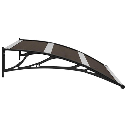 Pensilina per Porta Nera 120x75 cm in PC | homemem39