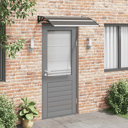 Pensilina per Porta Nera 120x75 cm in PC | homemem39