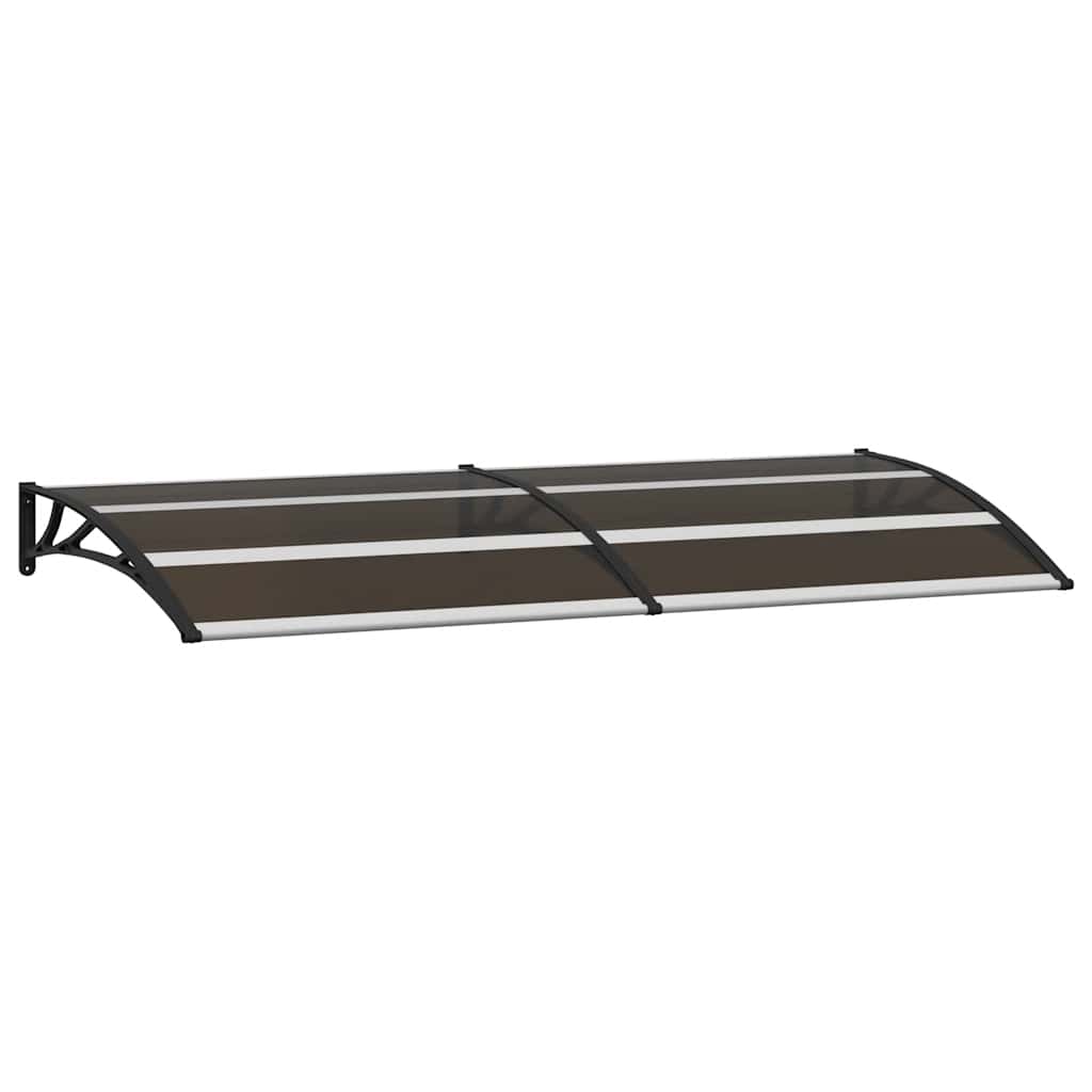 Pensilina per Porta Nera 200x75 cm in PC | homemem39