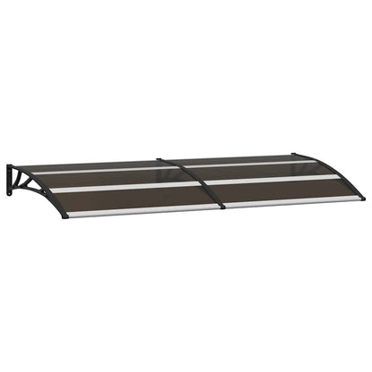 Pensilina per Porta Nera 200x75 cm in PC | homemem39