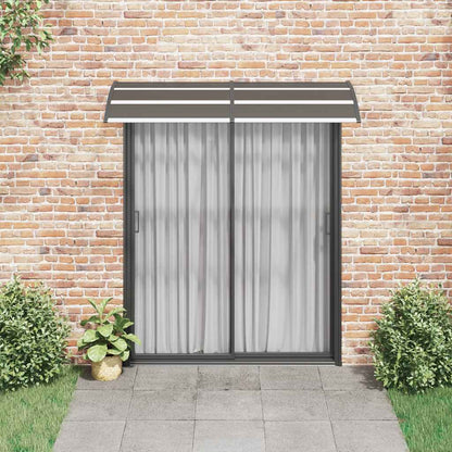 Pensilina per Porta Nera 200x75 cm in PC | homemem39
