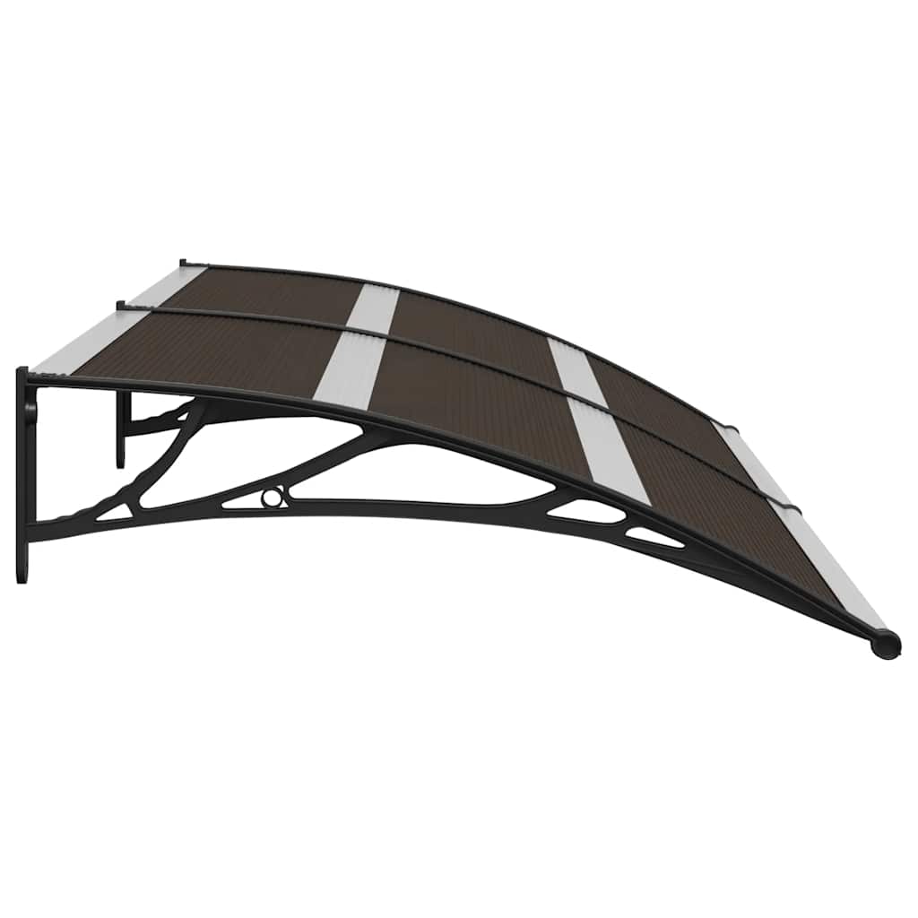 Pensilina per Porta Nera 200x75 cm in PC | homemem39
