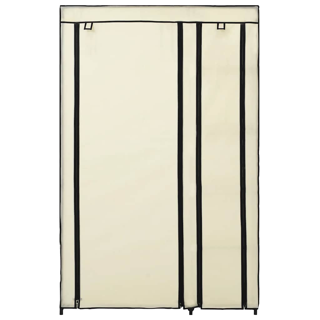 Armadi Pieghevoli 2 pz Crema 110x45x175 cm in Tessuto | homemem39