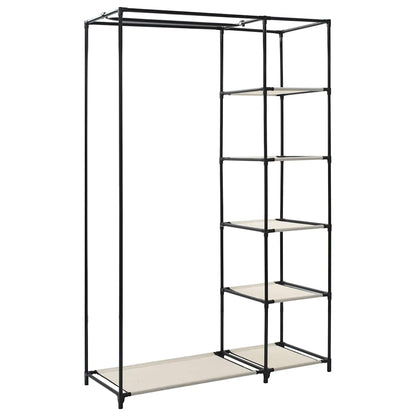 Armadi Pieghevoli 2 pz Crema 110x45x175 cm in Tessuto | homemem39