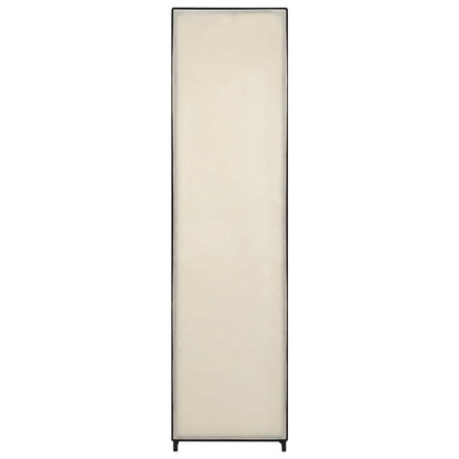 Guardaroba con 4 Scomparti Crema 175x45x170 cm