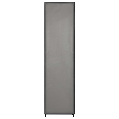 Guardaroba con 4 Scomparti Grigio 175x45x170 cm