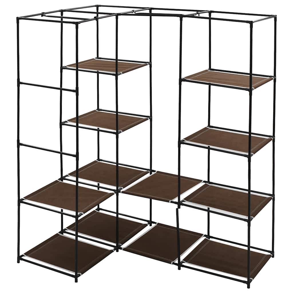 Armadio Angolare Marrone 130x87x169 cm | homemem39