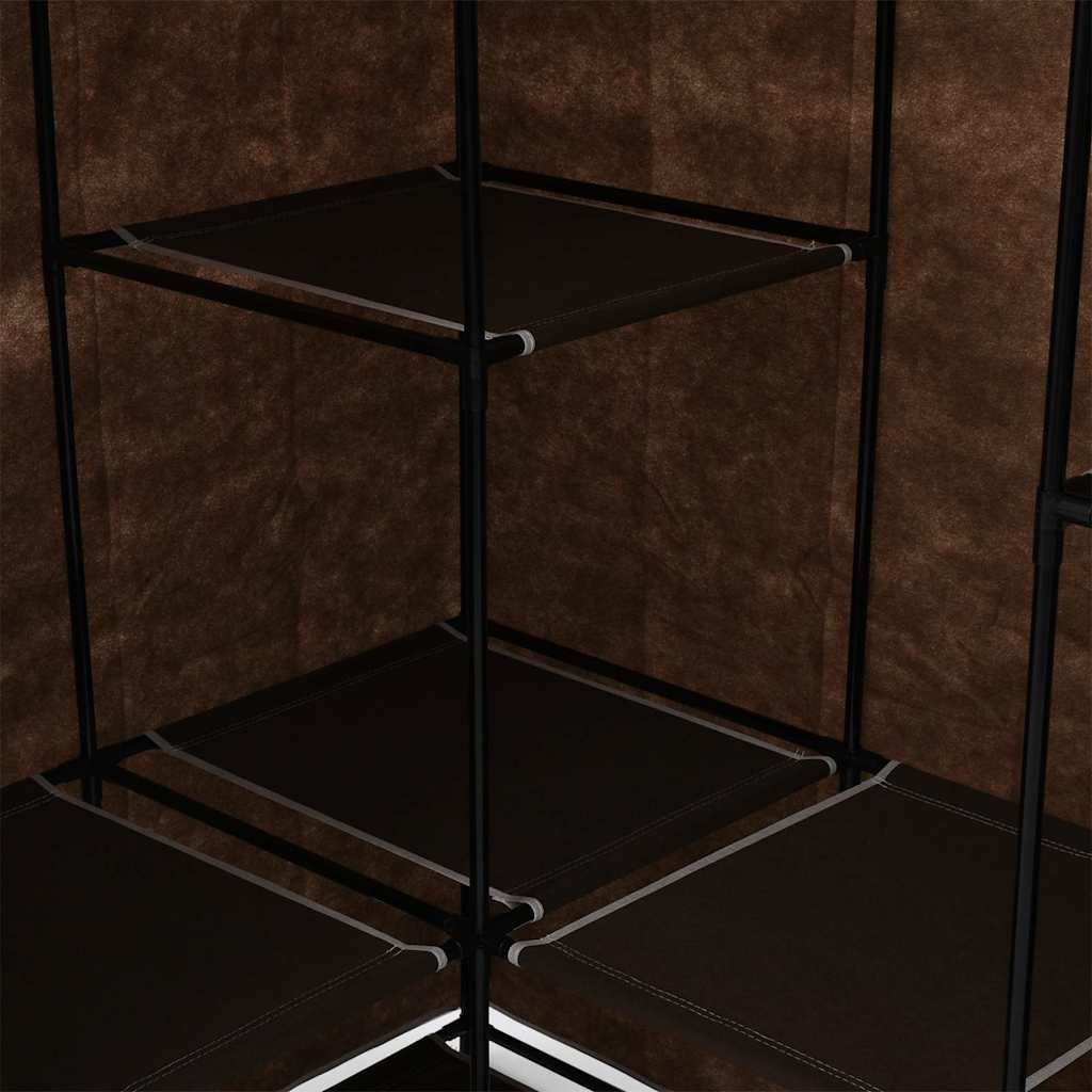 Armadio Angolare Marrone 130x87x169 cm | homemem39