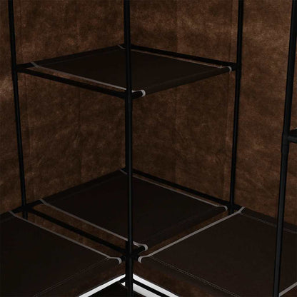 Armadio Angolare Marrone 130x87x169 cm | homemem39