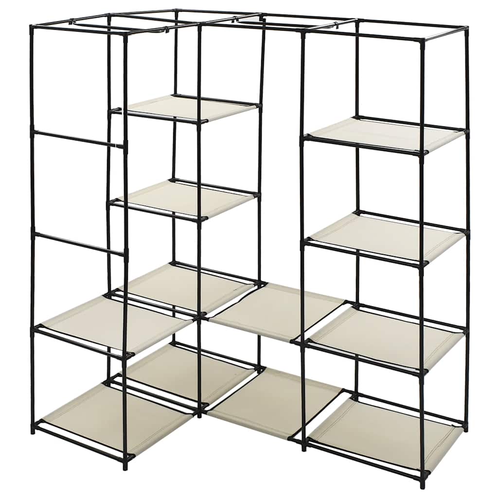 Armadio Angolare Crema 130x87x169 cm