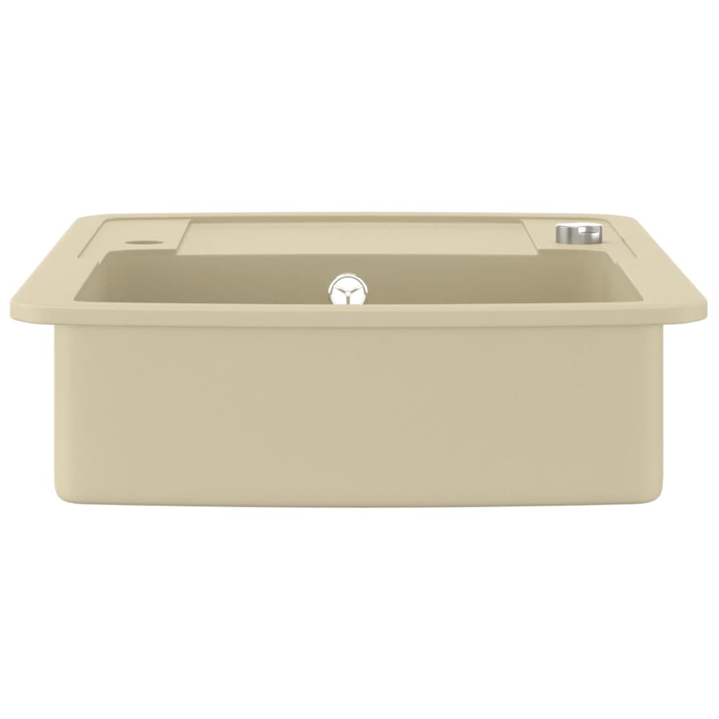Lavello da Cucina in Granito Vasca Singola Beige | homemem39