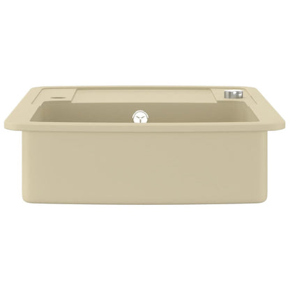 Lavello da Cucina in Granito Vasca Singola Beige | homemem39