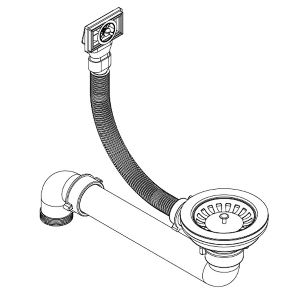 Lavello da Cucina in Granito Vasca Singola Beige - homemem39