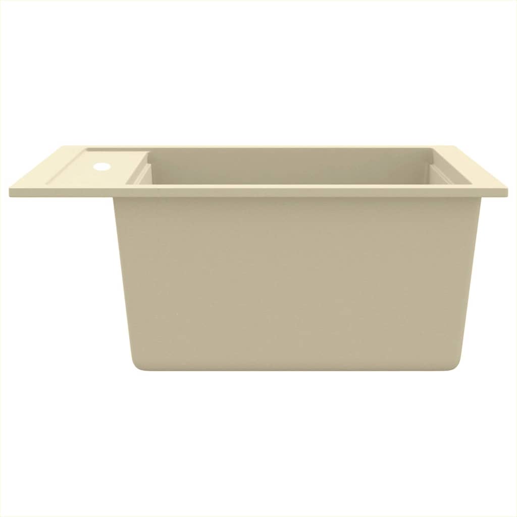 Lavello da Cucina in Granito Vasca Singola Beige