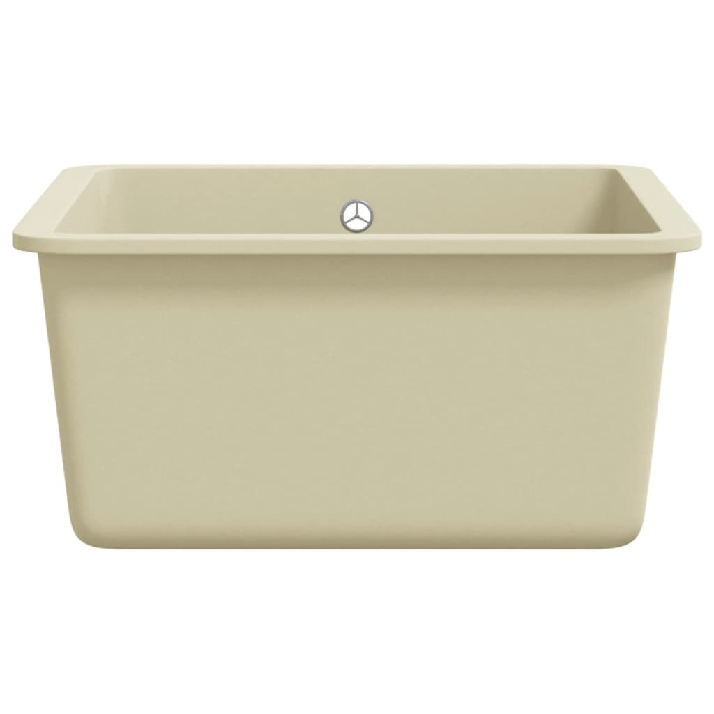 Lavello da Cucina in Granito Vasca Singola Beige | homemem39