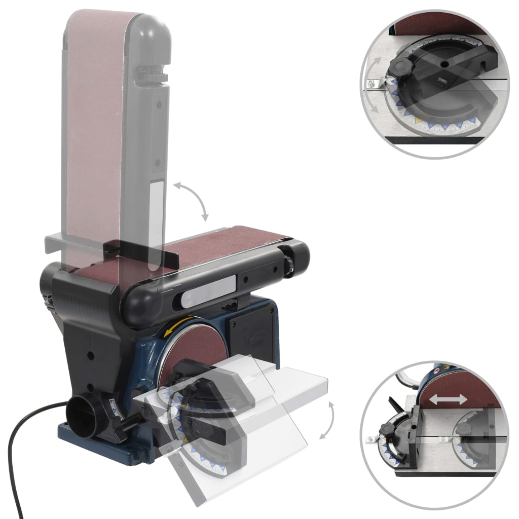 Levigatrice a Nastro e a Disco Elettrica 370 W 150 mm | homemem39