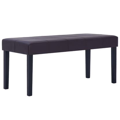 Panca 106 cm Marrone in Similpelle | homemem39