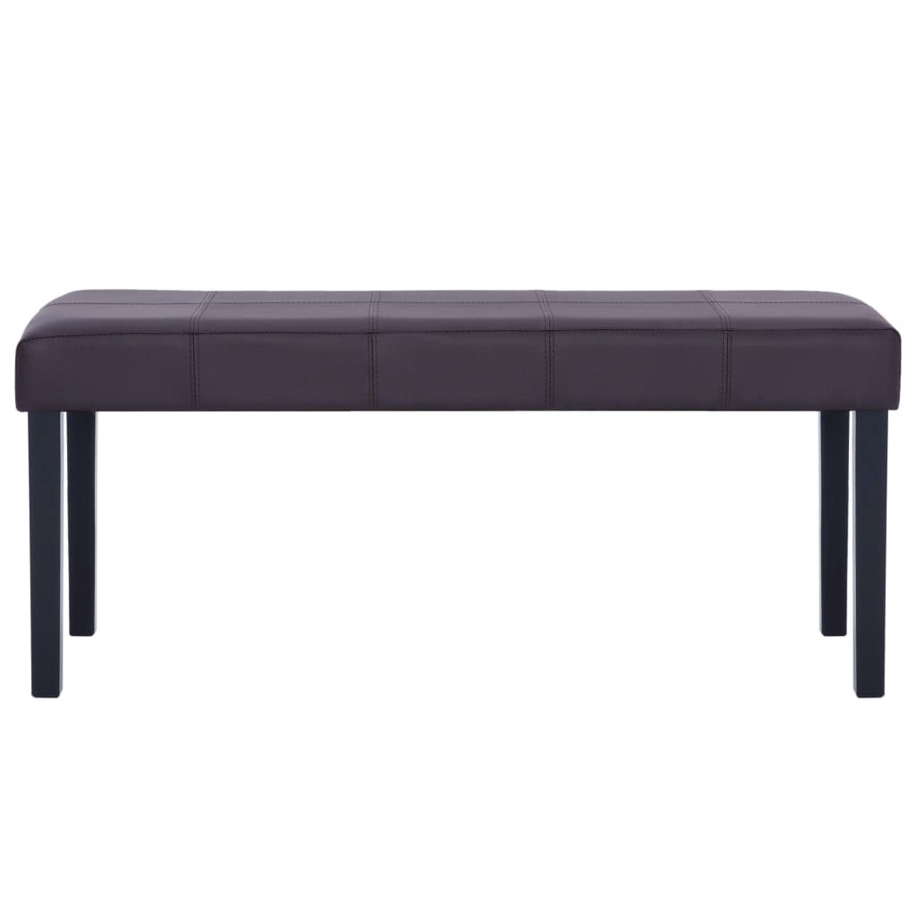 Panca 106 cm Marrone in Similpelle | homemem39