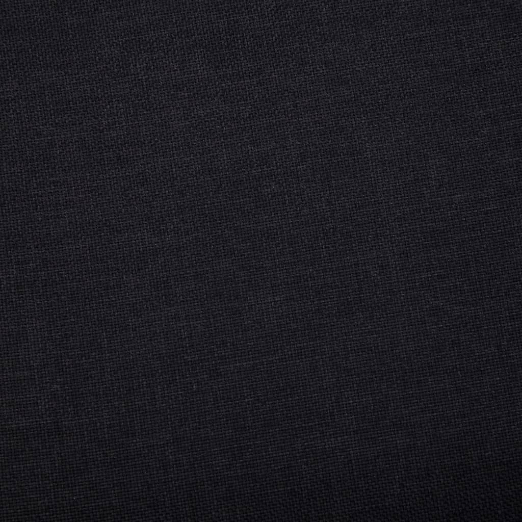 Panca con Vano Portaoggetti 116 cm Nera in Poliestere | homemem39