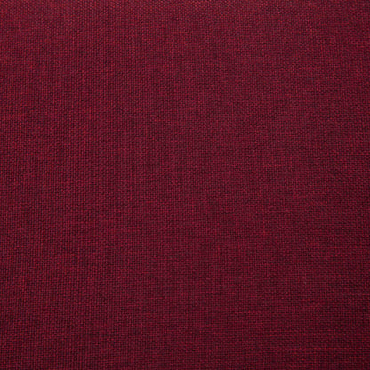 Panca con Vano Portaoggetti 116 cm Rosso Vino in Poliestere | homemem39