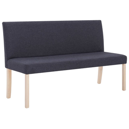 Panca 139,5 cm Grigio Scuro in Poliestere | homemem39