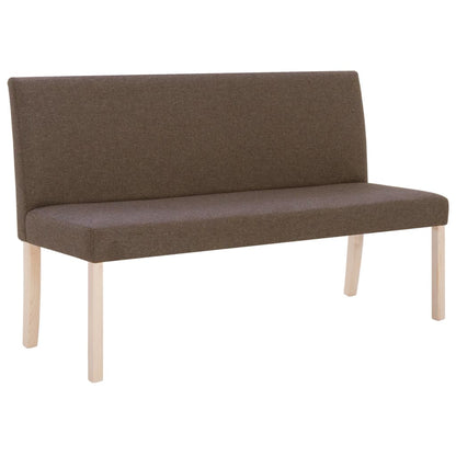 Panca 139,5 cm Marrone in Poliestere | homemem39