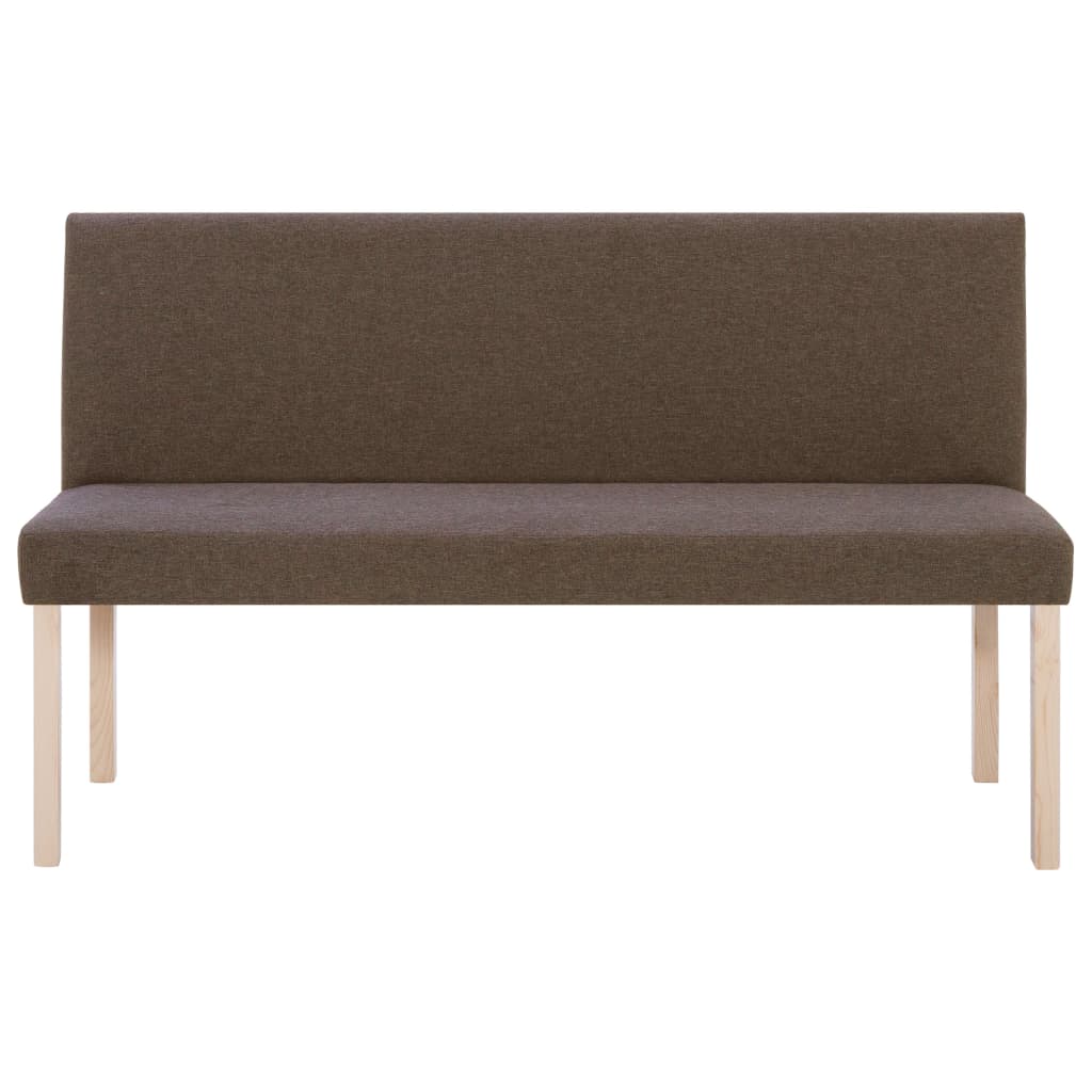 Panca 139,5 cm Marrone in Poliestere | homemem39