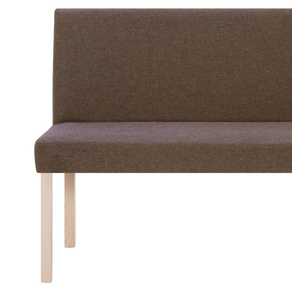 Panca 139,5 cm Marrone in Poliestere | homemem39