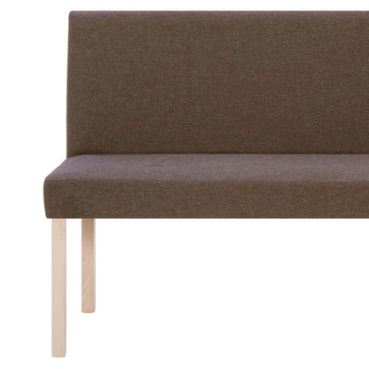 Panca 139,5 cm Marrone in Poliestere | homemem39