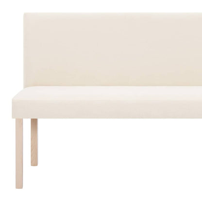 Panca 139,5 cm Crema in Poliestere | homemem39