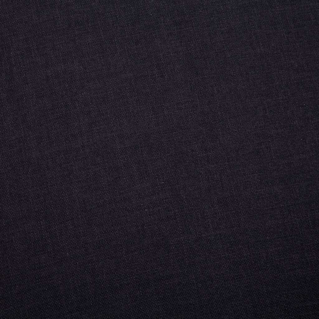 Divano a 2 Posti in Tessuto Nero - homemem39